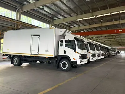 30 camion refrigerati + 5 camion con gru, configurazione-di livello superiore con sconto del 50%